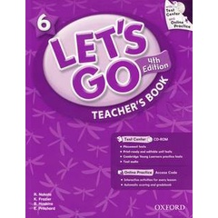 bundanjai-หนังสือคู่มือเรียนสอบ-lets-go-4th-ed-6-teachers-book-and-online-practice-cd-p
