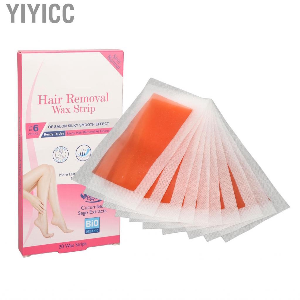 Yiyicc Wax Strips for Hair Skin Safety Simple To Use Persistent Effect