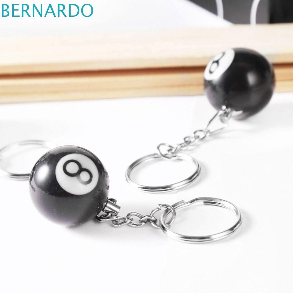 Bernardo Lucky Black 8 Keyring Mini Bag Accessories No. 8 ลูกกลม 25 มม. ...