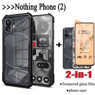 2in1 Nothing 2 เคสโทรศัพท์มือถืออะคริลิค สําหรับ Nothing Phone(2) 5G