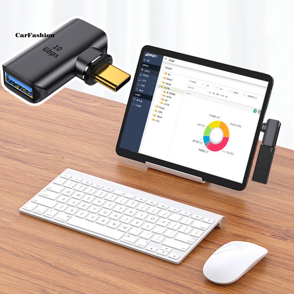 lt-carfashion-gt-อะแดปเตอร์แปลงสายเคเบิล-usb31-เป็น-type-c-ความเร็วสูง-ไม่ล่าช้า-สําหรับคอมพิวเตอร์