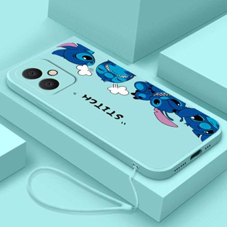 [ฟรีสายคล้อง] Xiaomi Redmi 12 5G redmi12 Monster Lens Cartoon Stitch เคสกันกระแทก ฝ้า ซิลิโคนเหลว เคสโทรศัพท์มือถือ พร้อมสายคล้อง