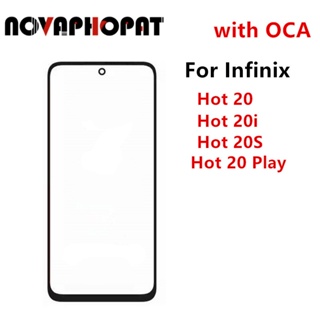 อะไหล่หน้าจอสัมผัส LCD และ OCA สําหรับ Infinix Hot 20 Play 20i 20s X6826 X6827 X665C