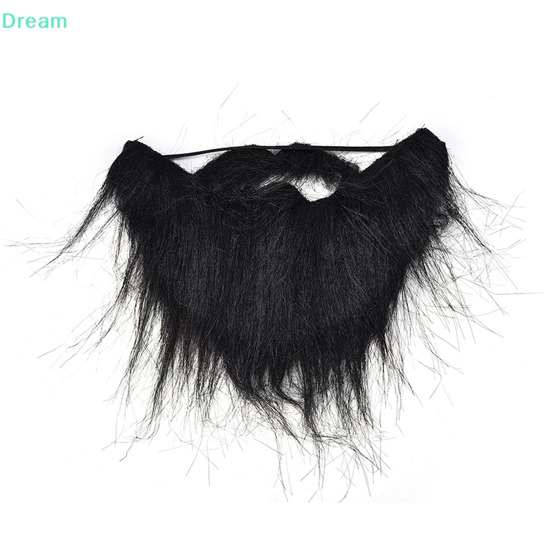 lt-dream-gt-เครื่องแต่งกายตลก-ผู้ชาย-ปาร์ตี้ฮาโลวีน-เครา-ผมปลอม-เกมหนวด-สีดํา-ลดราคา