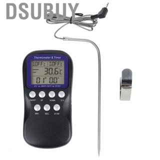 Dsubuy Electric Instant Read Cooking  BBQ Foldable Probe LCD Display