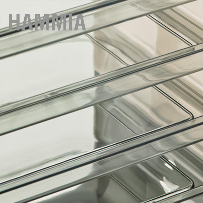 hammia-สี่ชั้นจานเตรียมแผ่นลิ้นชักพลาสติกผักเตรียมrack-kitchen-storage-rack