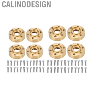 Calinodesign 4PC RC Wheel Hex Hub Adapter 1.9 2.2in Widen Brass Weights For Crawler