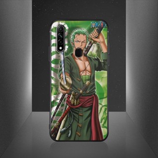 สําหรับ OPPO A5 A9 A31 A32 A33 A53 A73 A93 2020 A8 A15 A15S A52 A72 A91 A92 A92S เคสโทรศัพท์ซิลิโคน TPU แบบนิ่ม ลายการ์ตูนลูฟี่ กันกระแทก