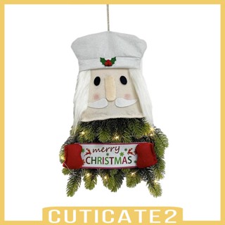 [Cuticate2] จี้ต้นคริสต์มาสน่ารัก พร้อมไฟ สําหรับแขวนตกแต่งต้นคริสต์มาส ห้องนั่งเล่น เทศกาลปีใหม่