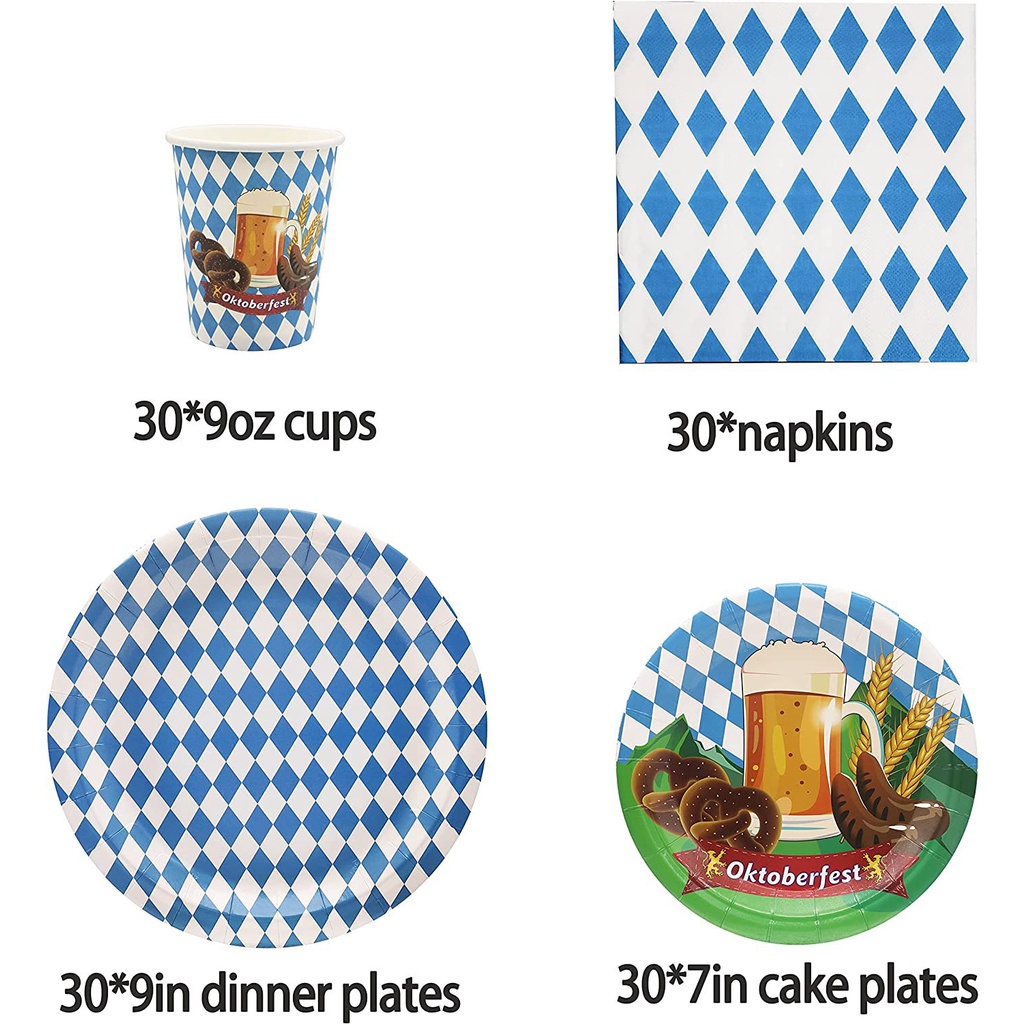 ผ้าเช็ดปาก-ธงแบนเนอร์-ลาย-the-munich-oktoberfest-แบบใช้แล้วทิ้ง-สําหรับตกแต่งโต๊ะอาหาร-23-ชิ้น