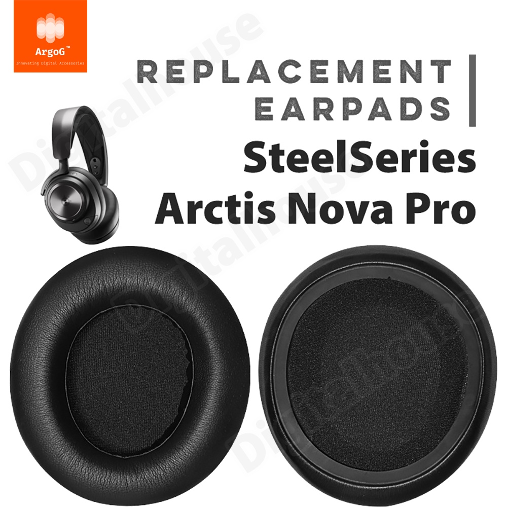 argog-แผ่นโฟมหูฟัง-เมมโมรี่โฟมหนา-ระบายอากาศ-แบบเปลี่ยน-สําหรับ-steelseries-arctis-nova-pro