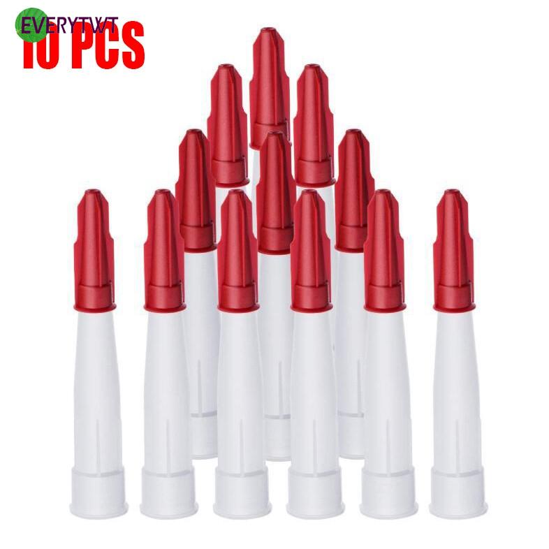 new-tube-nozzle-cap-10pcs-10x-accessories-re-sealable-replacement-silicone