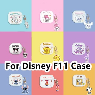 【Case Home】เคสหูฟัง แบบนิ่ม ลายการ์ตูนกระต่ายน่ารัก สีม่วง สําหรับ Disney F11
