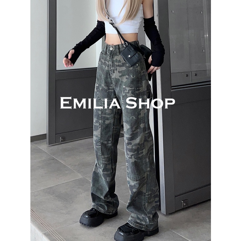 emilia-shop-กางเกงขายาว-กางเกงคาร์โก้ผู้หญิง-คาร์โก้-กางเกง-fashion-ดูสวยงาม-ง่ายๆ-high-quality-a20m00e37z230912