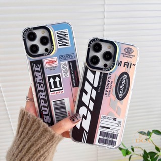 เคสโทรศัพท์มือถือแบบแข็ง ไล่โทนสี ลายฉลาก สร้างสรรค์ สําหรับ OPPO A57 2022 A15 A16 A16K A54 A53 A12 A5S A7 A3S A11k A31 A52 A92 A94 A93 A37 F9 A1K Reno 5 A76 A96 A36 DGX