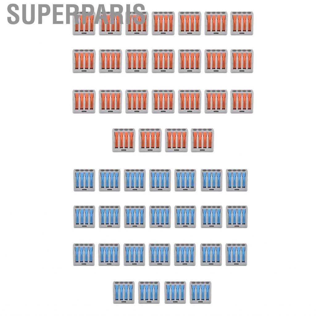 Superparis 4 Way Compact Wire Connectors Independent Shrapnel 250V 32A ...
