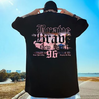 【M-8XL】เสื้อยืดแขนสั้นลําลอง ทรงหลวม พิมพ์ลายพระอาทิตย์ตก คุณภาพสูง สไตล์อเมริกัน เรโทร แฟชั่นสําหรับผู้ชาย และผู้หญิง