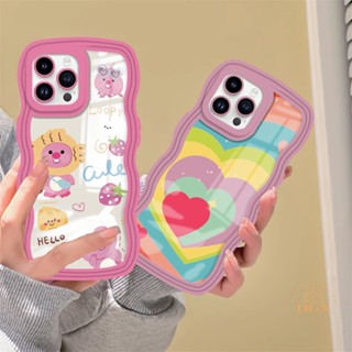 เคสโทรศัพท์มือถือ TPU ขอบลายหัวใจ หลากสี สําหรับ Samsung A24 A14 A04 A04E M23 A13 A03S A53 A73 A33 A02 A50S A30S A23 A22 A21S A12 A02S A11 A51 A30 A52 M12 A71 A53 DGX