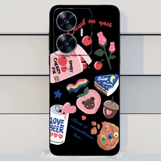 เคสซิลิโคน TPU แบบนิ่ม ลายกระต่ายน่ารัก สําหรับ Realme C55 Narzo N55