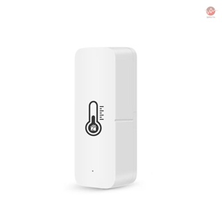 Tuya ZigBee Temperature Humidity Sensors - Real-time Monitoring - Intelligent Linkage - Compatible with Alexa and Google Home