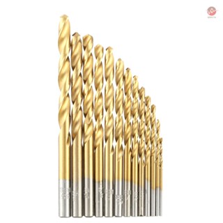 Durable HSS Plating Titanium Drill Bit Set for Wood and Metal Projects