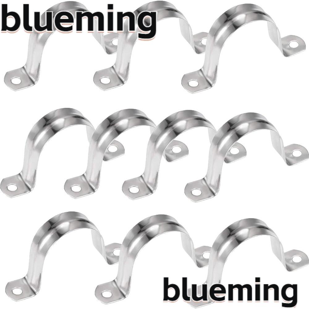 blueming2-คลิปหนีบท่อ-ตัว-u-สเตนเลส-304-m45-2-รู-10-ชิ้น
