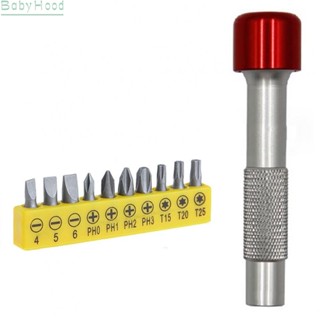 【Big Discounts】Versatile Keychain Screwdriver Hexagonal Reinforcement 11pcs Screwdriver Bit Set#BBHOOD