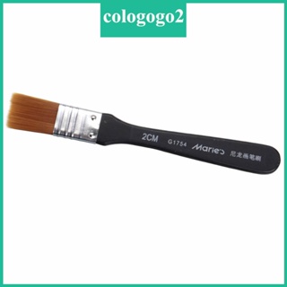 Cologogo2 แปรงปากกาไนล่อน สําหรับวาดภาพสีน้ํามัน 7 รุ่น