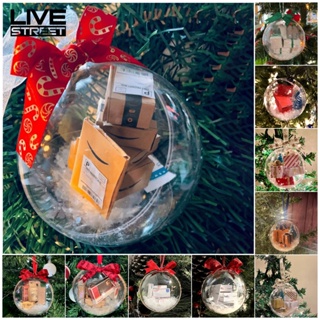 Livestreet เครื่องประดับตกแต่งต้นคริสต์มาส Diy ลาย Jingle All the Way