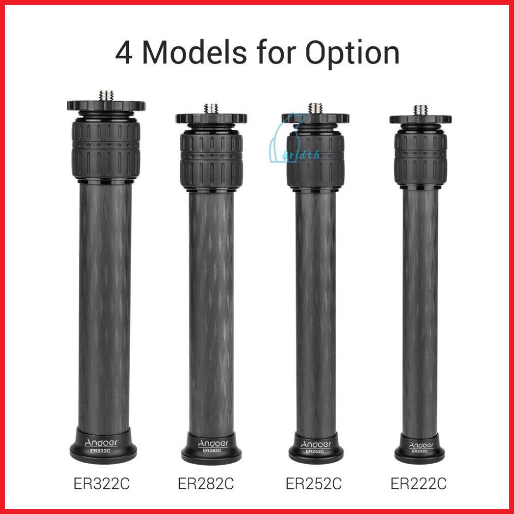 Andoer Carbon Fiber Tripod Extender with 2-Section Center Column ...