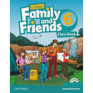 Bundanjai (หนังสือคู่มือเรียนสอบ) Family and Friends 2nd ED 6 : Classbook +Multi-ROM (P)