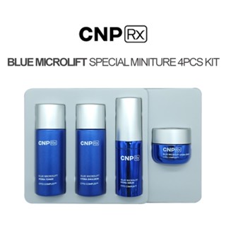 CNP Rx BLUE MICROLIFT SPECIAL MINITURE 4PCS KIT / Toner / Emulsion / Serum / Crame