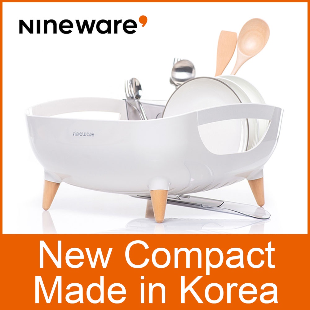 Nineware Korea COMPACT Kitchen Dish Drainer Drying Rack Shopee Thailand