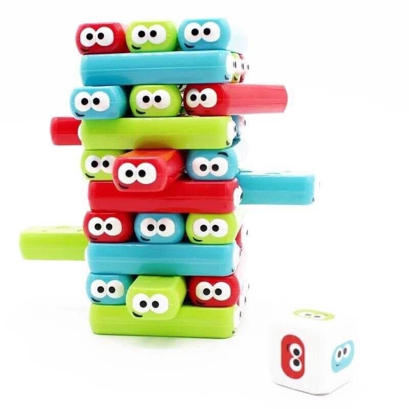 เกมส์ตึกถล่ม เกมตัวต่อ คอนโด STACKING BLOCK GAME | Shopee Thailand
