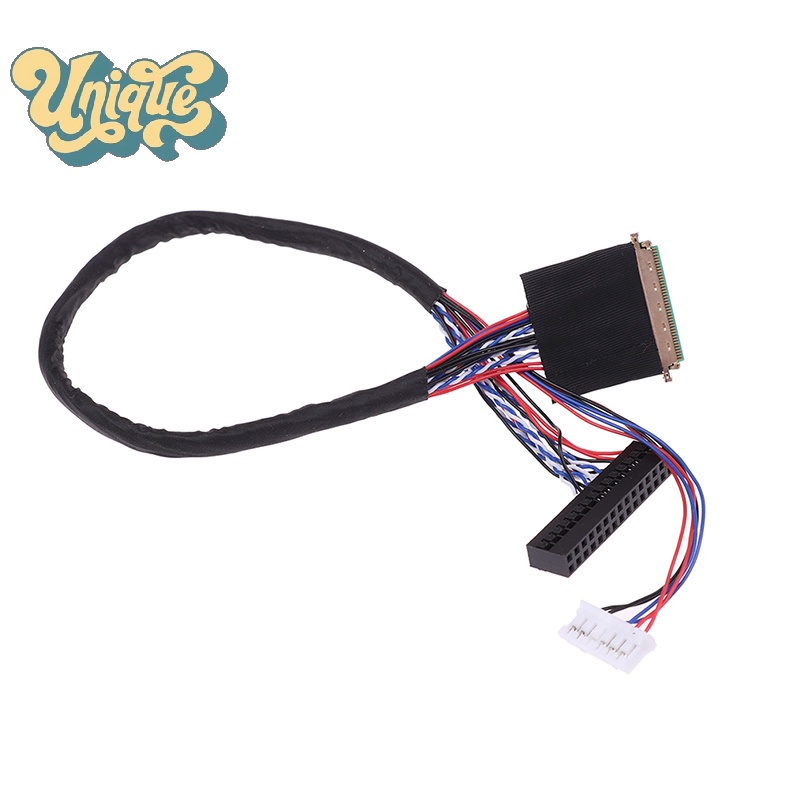 (Unique) มาใหม่ สายเคเบิลหน้าจอ LED LCD LVDS 40 Pin 1 ช่องทาง 6 บิต ...
