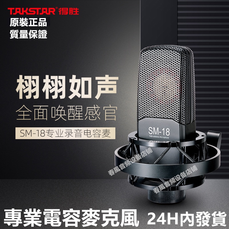Takstar SM18 condenser microphone, dedicated condenser microphone for