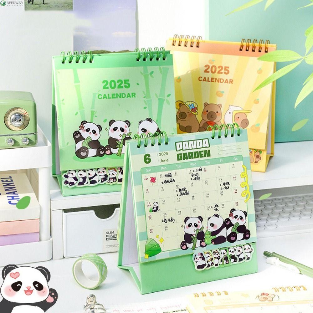 Needway Panda Animal Calendar, Kalendar Standing Flip Capybara ปฏิทิน ...