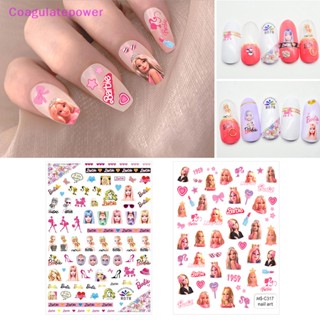 สติกเกอร์ติดเล็บ ลายเจ้าหญิง Coa Barbie Y2K ฉีกได้ เหมาะกับของขวัญ สําหรับเด็กผู้หญิง Diy