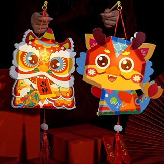 Gh|  โคมไฟ Led รูปมังกรจีน สิงโต กระต่าย แฮนด์เมด สําหรับตกแต่งบ้าน เทศกาลปีใหม่ เทศกาลปีใหม่