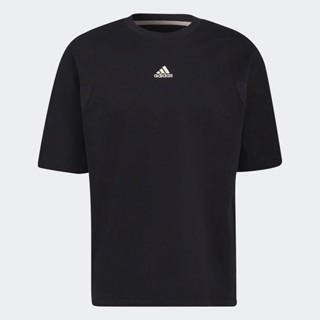 adidas ไลฟ์สไตล์ เสื้อยืด Studio Lounge ผู้ชาย สีดำ HB6599