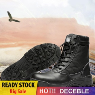 [Deceble.th] รองเท้าบูทคอมแบท ระบายอากาศ น้ําหนักเบา สําหรับผู้ชาย