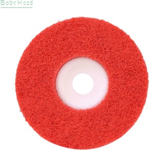 【Big Discounts】Polishing Wheel Nylon Fiber Flap Discs Nylon Fiber Red 100mm / 4 Inch 16mm#BBHOOD
