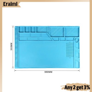 Eralml แผ่นทํางานสองชั้น ป้องกันไฟฟ้าสถิตย์ ป้องกันการกัดกร่อน อุณหภูมิสูง