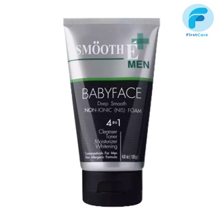 Smooth E โฟมล้างหน้าทำความสะอาดสำหรับผู้ชาย สูตรไม่มีฟอง For men Foam 4 Oz. (FC)