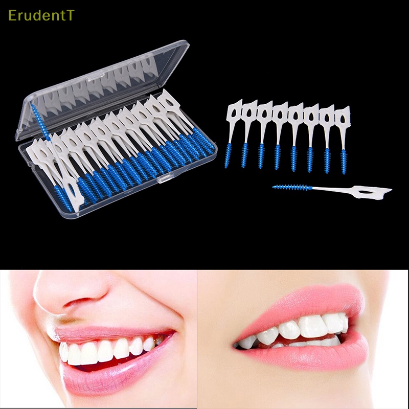 erudentt-แปรงไม้จิ้มฟัน-แบบยืดหยุ่น-ใช้แล้วทิ้ง-40-ชิ้น-ใหม่