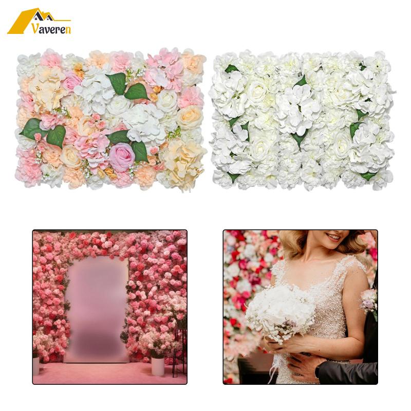 vaveren-แผงดอกกุหลาบประดิษฐ์-สําหรับตกแต่งพื้นหลัง-งานแต่งงาน-สวน-วันเกิด