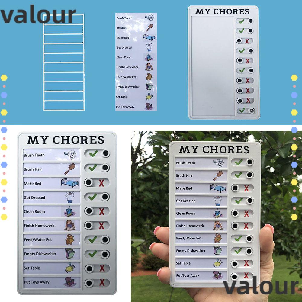 Valour แผ่นบอร์ดพลาสติก ใช้ซ้ําได้ สําหรับวางแผนงานประจําวัน | Shopee ...