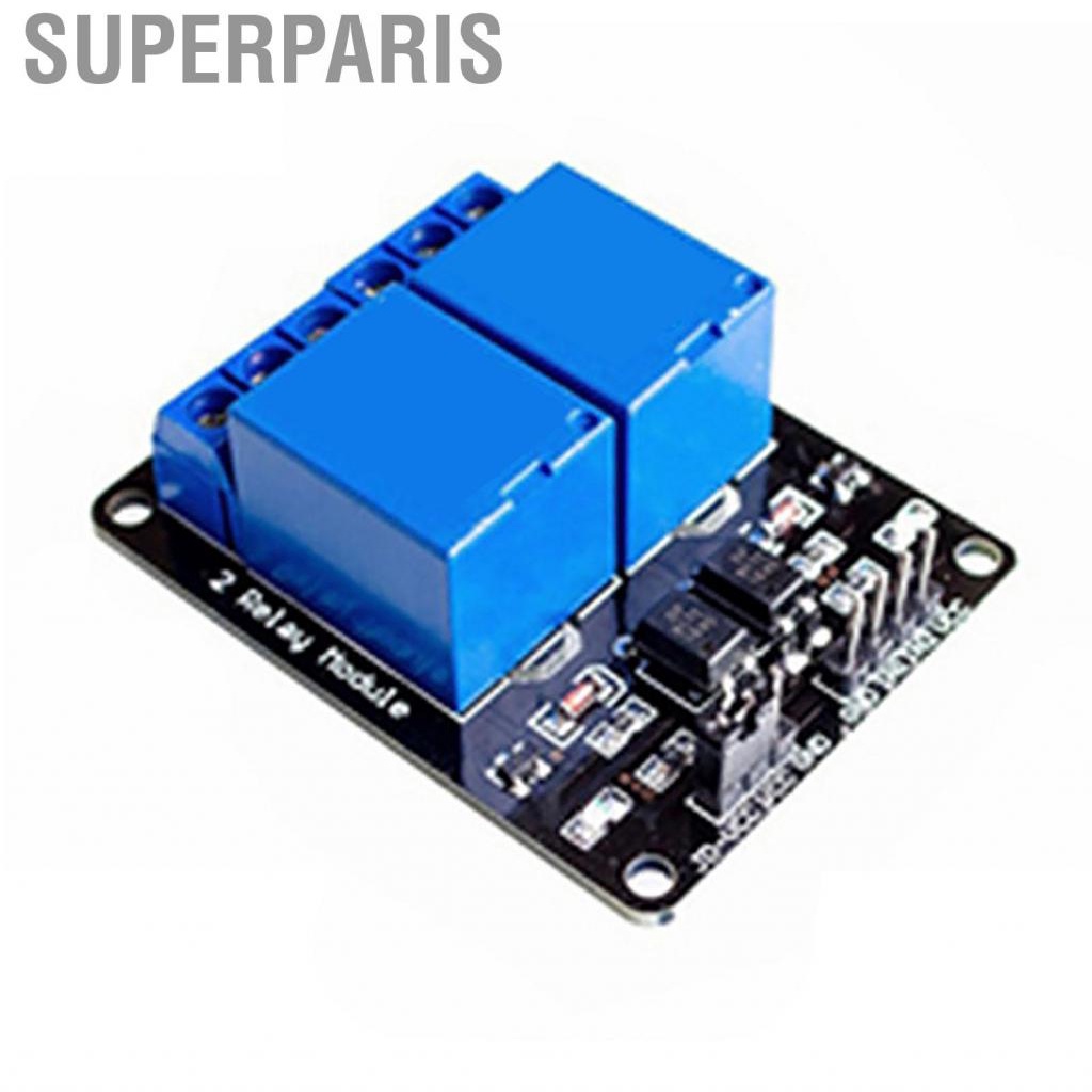 Superparis Relay Expansion Board 4 Fixing Screw Holes 2 Channel Module ...