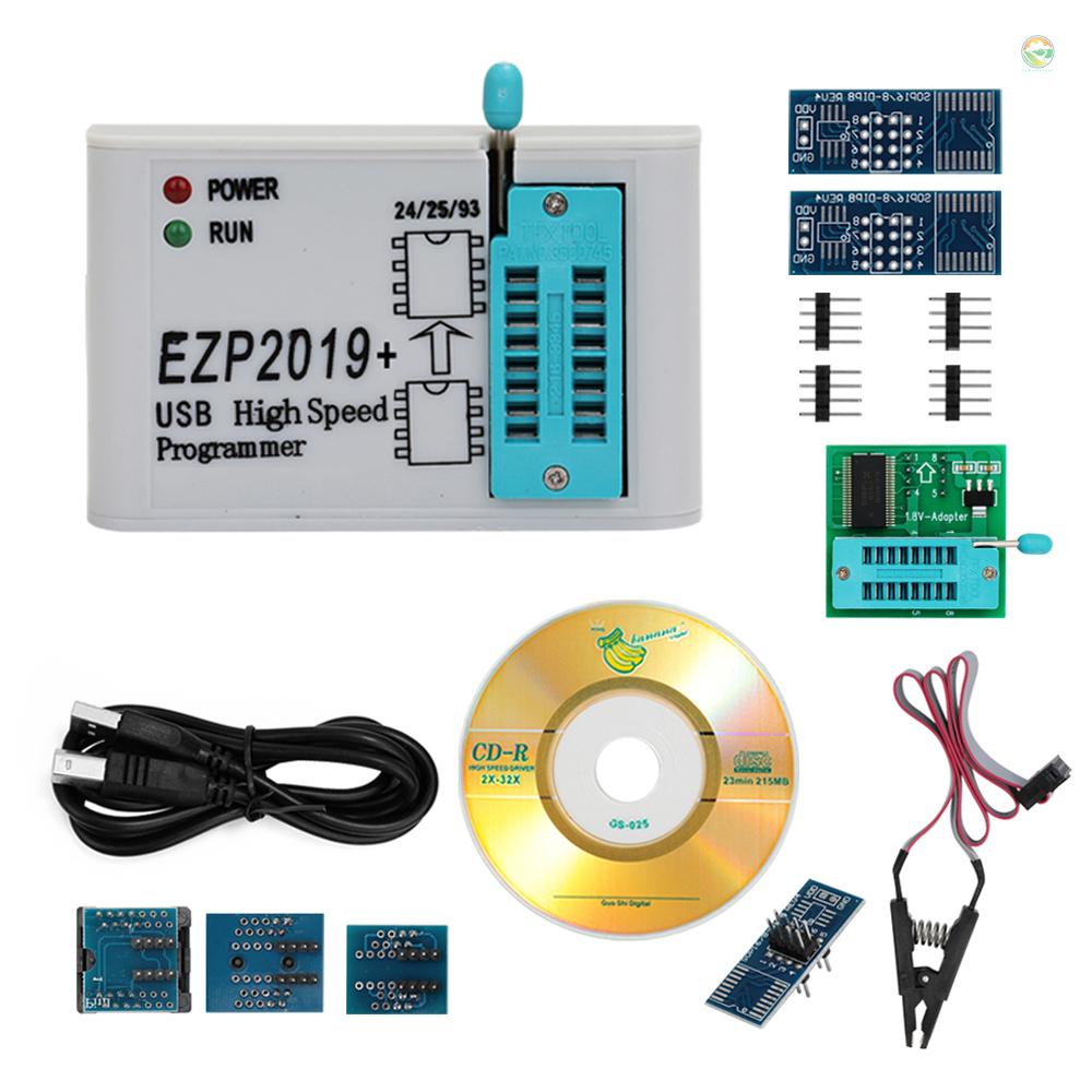 Ezp2019 โปรแกรมเมอร์ USB SPI ความเร็วสูง รองรับแฟลช 32M 24 25 93 EEPROM ...