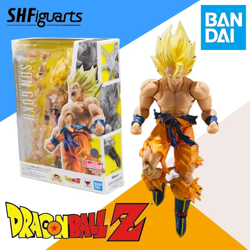 GOKU SUPER SAIYAN Action Figure- Dragon Ball Z 28cm Banpresto +Box EUR 60,00 - FR